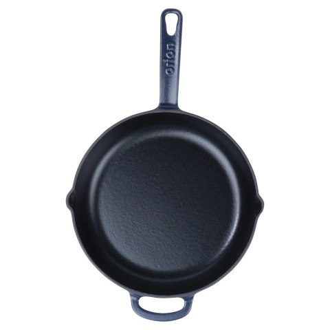 Patelnia Żeliwna Emaliowana 24 cm ORION Litina do Indukcji i Piekarnika