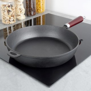 Patelnia Żeliwna Indukcja Gaz Grillowa na Ognisko Solidna Trwała VILDE 30cm