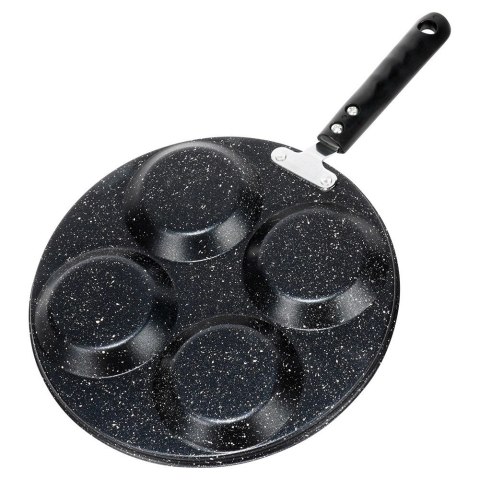 Patelnia do Jajek Granitowa 4 Otwory 24 cm VILDE Line Nieprzywierająca