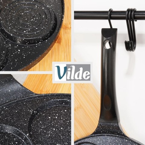 Patelnia do Jajek Granitowa 7 Otworów 26 cm VILDE Basic Line
