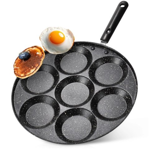 Patelnia do Jajek Granitowa 7 Otworów 30 cm VILDE Basic Line