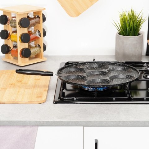 Patelnia do Jajek Granitowa 7 Otworów 30 cm VILDE Basic Line