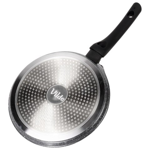 Patelnia do Naleśników Granitowa 24 cm VILDE Black Line Indukcja