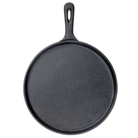Patelnia do Naleśników Placków Pizzy Tortilli Żeliwna Solidna ORION 26 cm
