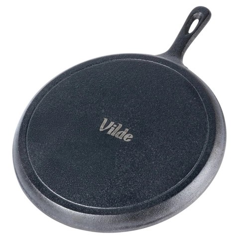 Patelnia do Naleśników Placków Pizzy Tortilli Żeliwna Solidna ORION 26 cm