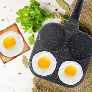 Patelnia do Smażenia Jajek Pancakes Granitowa na Gaz Indukcję ORION 22x22cm