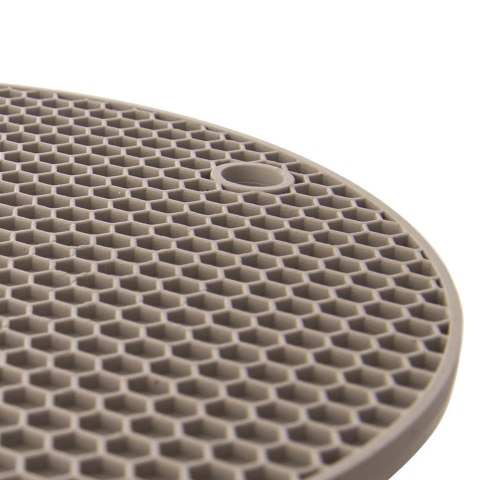 Podstawka pod Garnek Silikonowa Beżowa 17,5 cm ORION Odporna na Ciepło