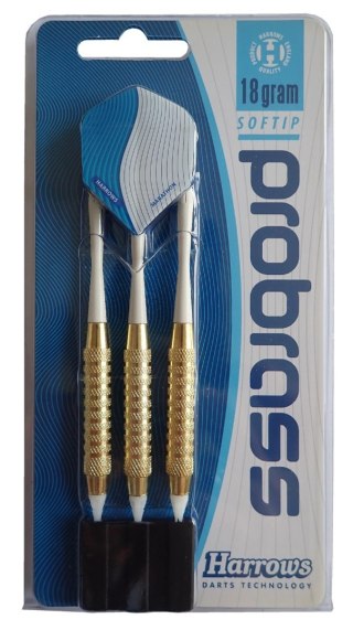 Rzutki Lotki do Gry w Darta Zestaw HARROWS SOFT PRO BRASS 16g 3 szt.