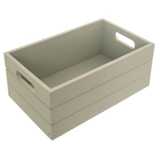 Skrzynka Drewniana Zielona Duża Ozdobna Przechowywanie 31 x 21 cm ORION