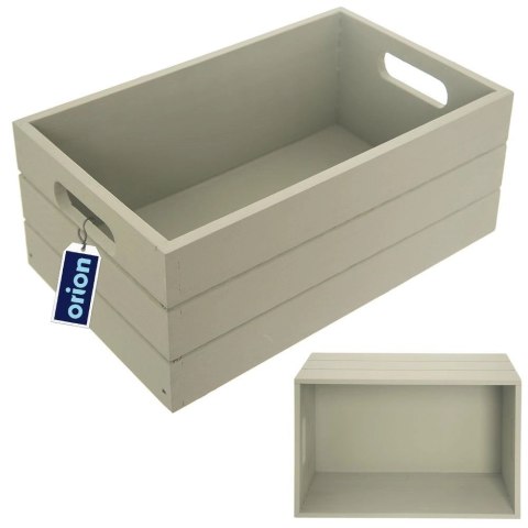 Skrzynka Drewniana Zielona Duża Ozdobna Przechowywanie 31 x 21 cm ORION