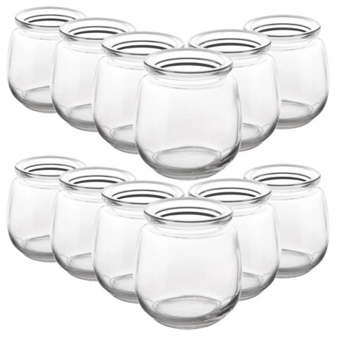 Słoiki Szklane na Jogurt Desery Małe Zestaw 12 Sztuk 130 ml ORION