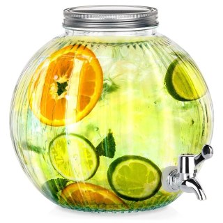Słój Dozownik do Napojów z Kranikiem Szklany EXCELLENT HOUSEWARE 5,5 l
