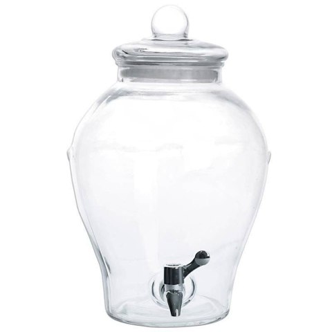 Słój Dozownik do Napojów z Kranikiem Szklany Zamykany Solidny ORION 6,5 L