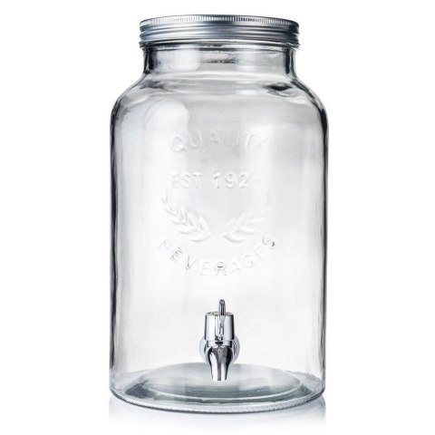 Słój do Napojów z Kranikiem Szklany 5,5 L