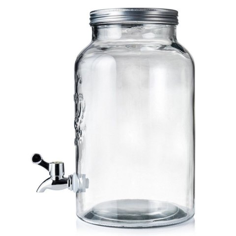 Słój do Napojów z Kranikiem Szklany 5,5 L