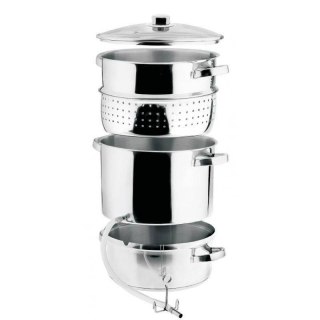 Sokownik Stalowy 8 L na Owoce Wielofunkcyjny Indukcja Parowar ORION