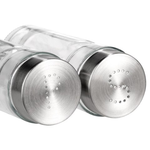 Solniczka i pieprzniczka szklana 170 ml 2 szt.