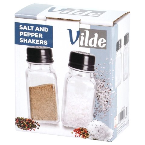 Solniczka i pieprzniczka szklana 80 ml 2 szt.