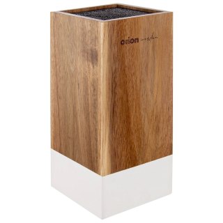 Stojak na Noże Kuchenny Drewniany z Wkładem WHITELINE