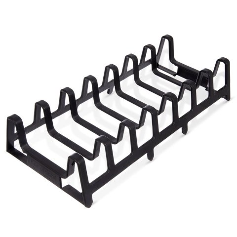 Stojak na Pokrywki Talerze Czarny Organizer 7 szt. do Szafki ORION