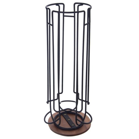 Stojak Obrotowy na Kapsułki Dolce Gusto Czarny RADKA 33,5 cm ORION