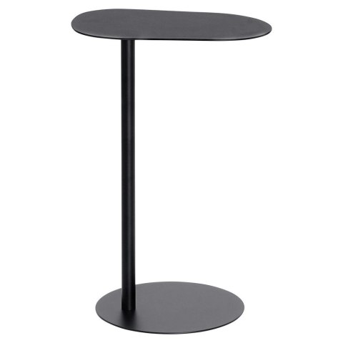 Stolik Kawowy Metalowy Czarny Boczny Minimalistyczny 35 x 25 x 53 cm T4Y