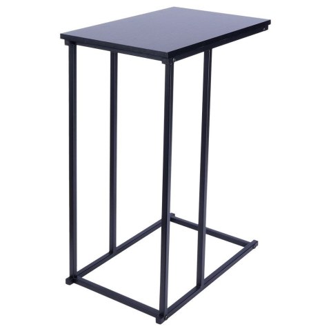 Stolik Kawowy Metalowy Loft Czarny Boczny Uniwersalny ORION 40x26x58 cm
