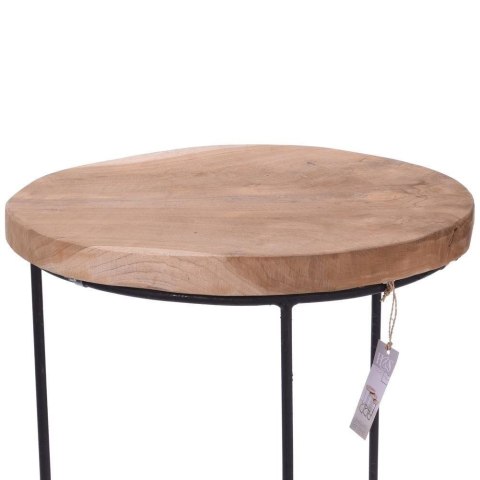 Stolik Kawowy Metalowy Okrągły Dekoracyjny Zestaw HOME STYLING 3 szt.