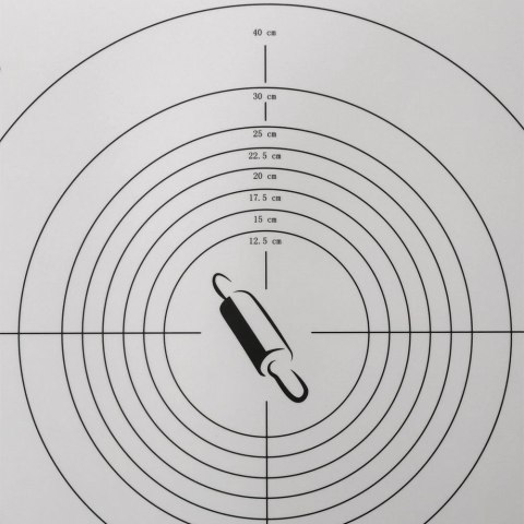 Stolnica Duża z Tworzywa do Wyrabiania Ciasta z Miarką 65 x 45 cm VILDE