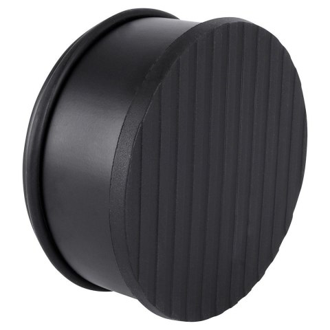 Stoper do Drzwi Ciężki Metalowy Czarny Antypoślizgowy 11,5 cm VILDE