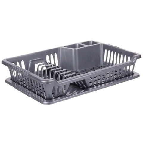 Suszarka na Naczynia Szara Ociekacz z Tacą na Talerze 40 cm ORION