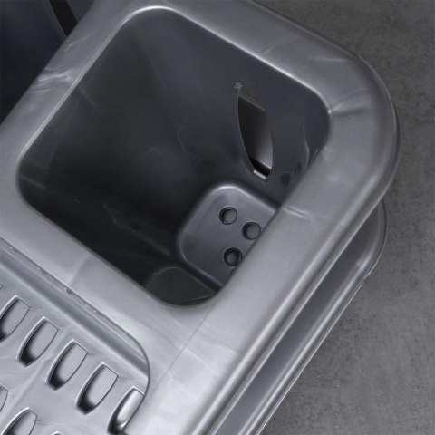 Suszarka na Naczynia Talerze Szara Pojemna ORION 46x37x8,5 cm