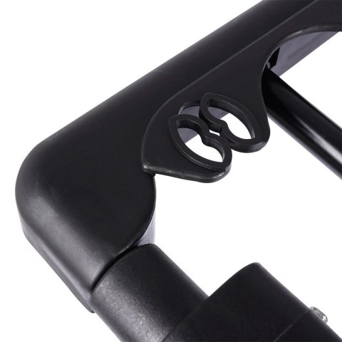 Suszarka na Pranie XXL Rozsuwana z Kółkami Czarna Składana 189 cm VILDE