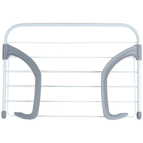 Suszarka na Pranie na Kaloryfer Metalowa Biała Rozkładana VILDE 55x50,5 cm