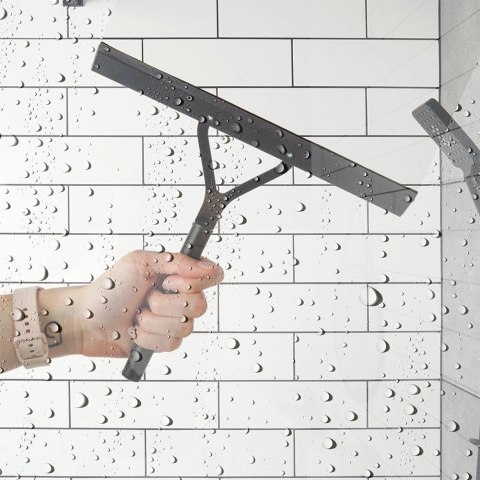 Ściągaczka do Szyb Czarna VILDE Metalowa Uchwyt na Przyssawkę