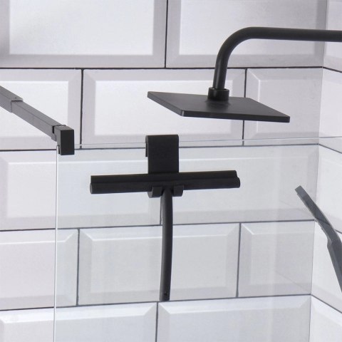 Ściągaczka do Szyb z Haczykiem Silikonowa Czarna Solidna VILDE 24,5x20,5 cm