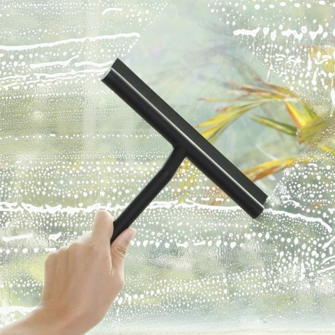 Ściągaczka do Szyb z Haczykiem Silikonowa Czarna Solidna VILDE 24,5x20,5 cm