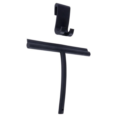 Ściągaczka do Szyb z Haczykiem Silikonowa Czarna Solidna VILDE 24,5x20,5 cm