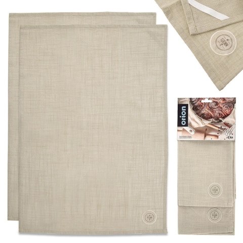 Ścierki Kuchenne Bawełniane 70 x 50 cm 2 szt. ORION GREENISH Chłonne