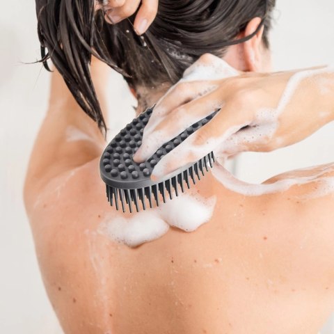 Szczotka Silikonowa 2W1 do Naczyń i Masażu Ciała Elastyczna 12 cm ORION