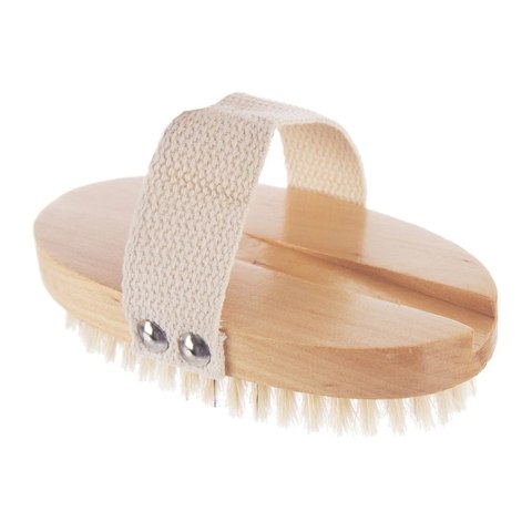 Szczotka do Masażu Ciała na Sucho i do Kąpieli Drewniana 42 cm ORION