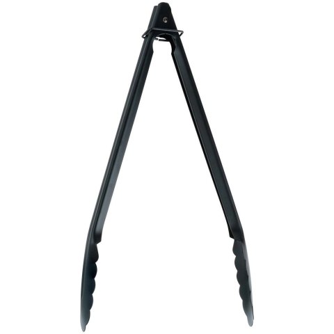 Szczypce Kuchenne Stalowe Czarne do Grillowania z Blokadą 31 cm EH