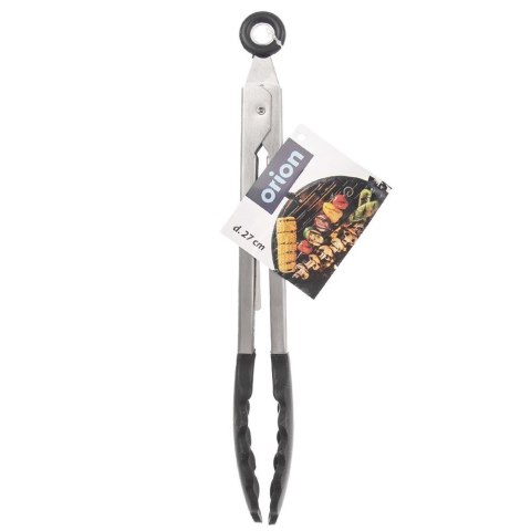 Szczypce Kuchenne Stalowe Silikonowe Uniwersalne z Blokadą ORION 27 cm