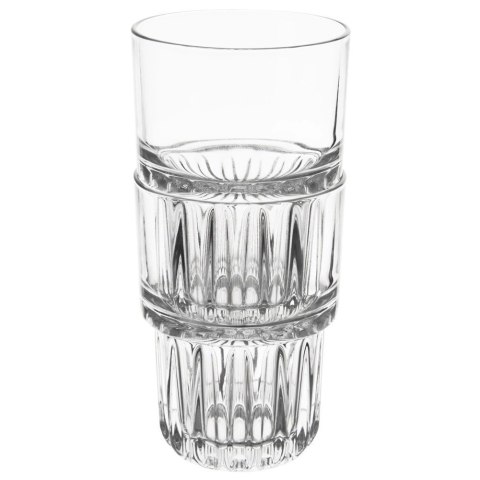 Szklanka Uniwersalna do Napojów Grube Szkło Ryflowane 320 ml ORION