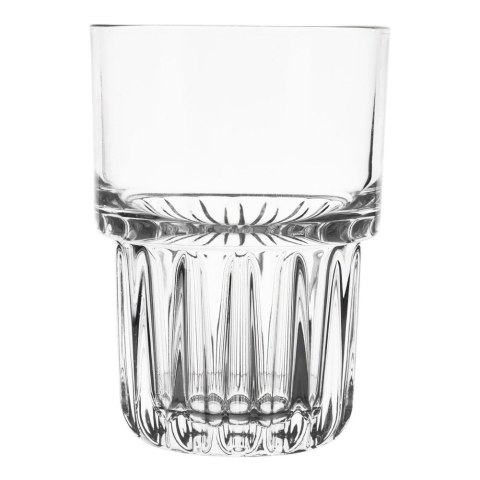 Szklanka Uniwersalna do Napojów Grube Szkło Ryflowane 320 ml ORION