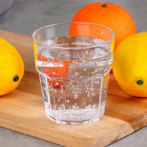 Szklanka na Napoje Akrylowa 275 ml VILDE Nietłukąca do Zmywarki 8 x 8 cm