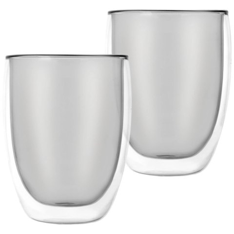 Szklanki Termiczne Latte Zestaw 2 szt. 370 ml ORION Podwójna Ścianka