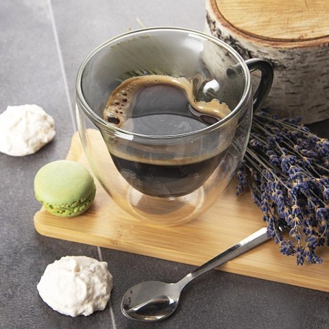 Szklanki Termiczne Zestaw 2 szt. 280 ml ORION Podwójna Ścianka Serce