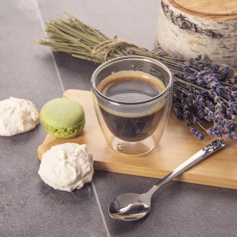 Szklanki Termiczne z Podwójną Ścianką do Kawy Espresso ORION 90 ml 2 szt.