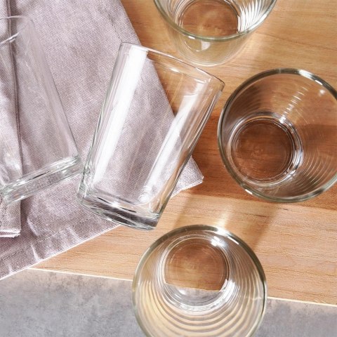 Szklanki Zestaw 6 szt. 200 ml VILDE Grube Szkło do Zmywarki/Mikrofali